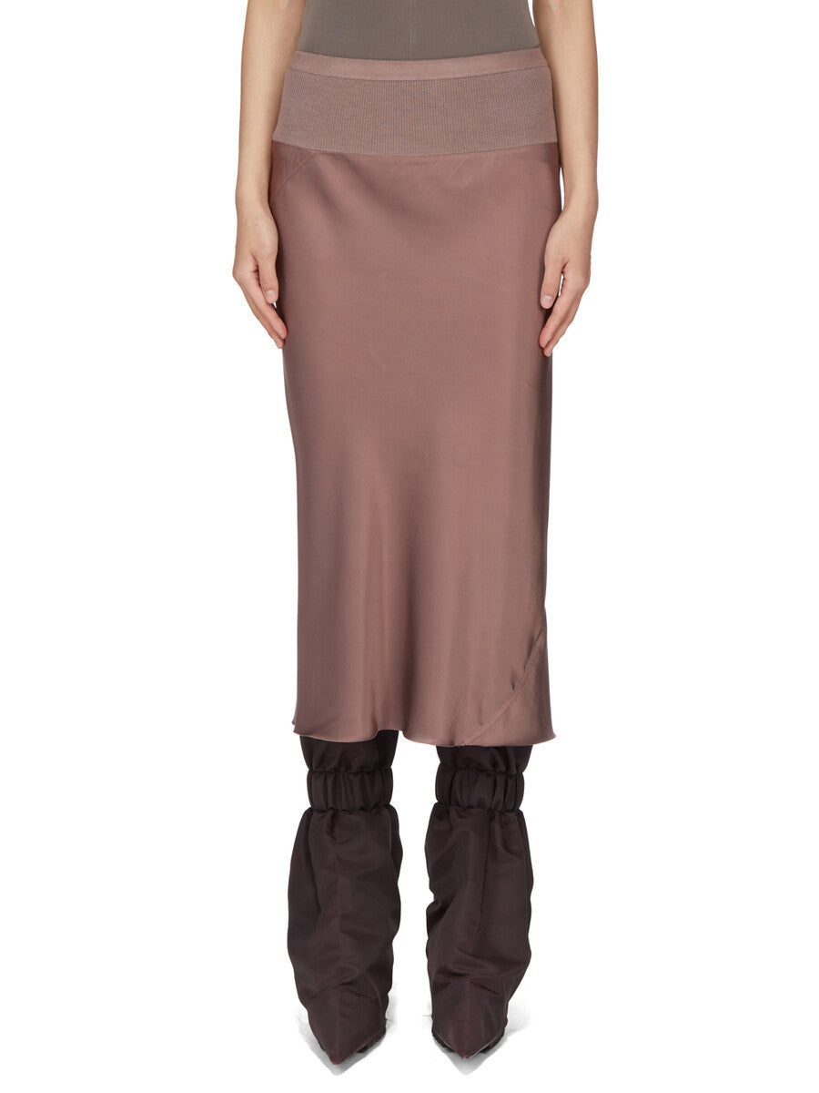RP02F5332_SCH_86 | KNEE BIAS SKIRT