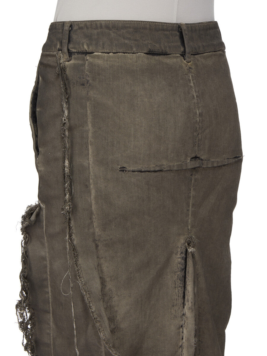 RP02F5340_SDRKCM_34100 | DENIM SLICED SKIRT