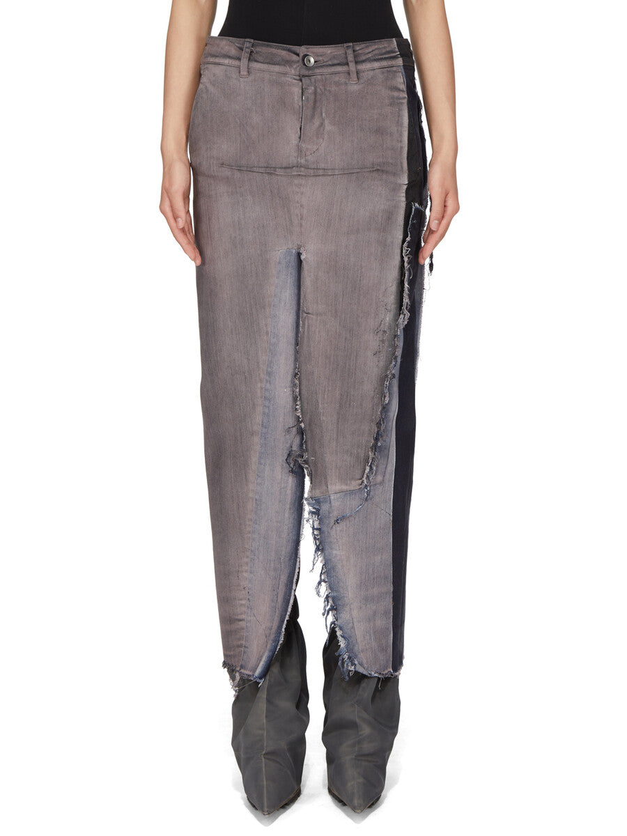 RP02F5340_SDWRCM_23100 | DENIM SLICED SKIRT