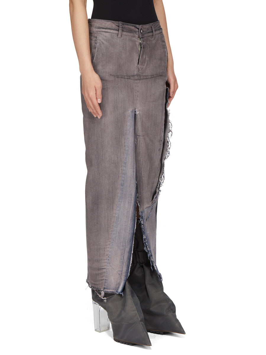 RP02F5340_SDWRCM_23100 | DENIM SLICED SKIRT