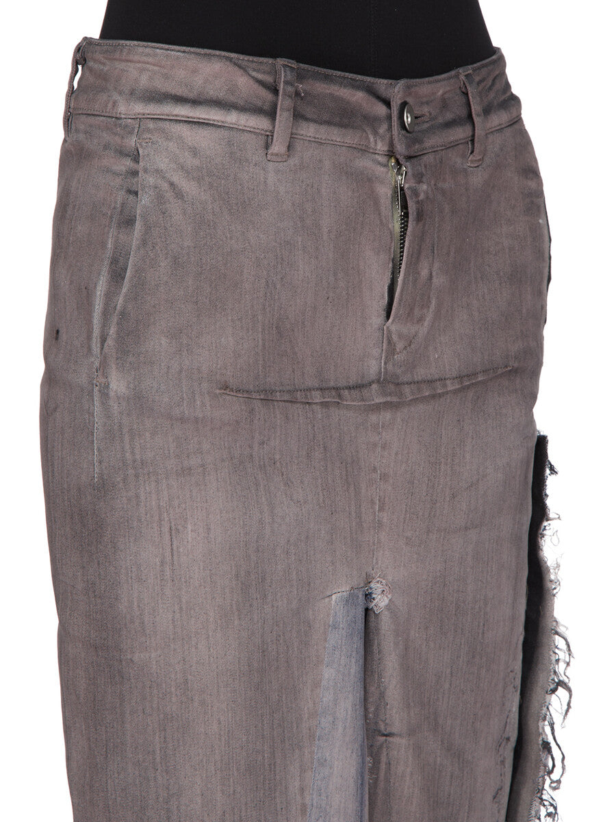 RP02F5340_SDWRCM_23100 | DENIM SLICED SKIRT