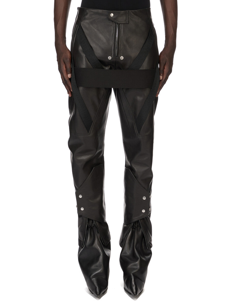 パンツ rick owens MEGASTRAPPED MOTOPANTS| RICK OWENS
