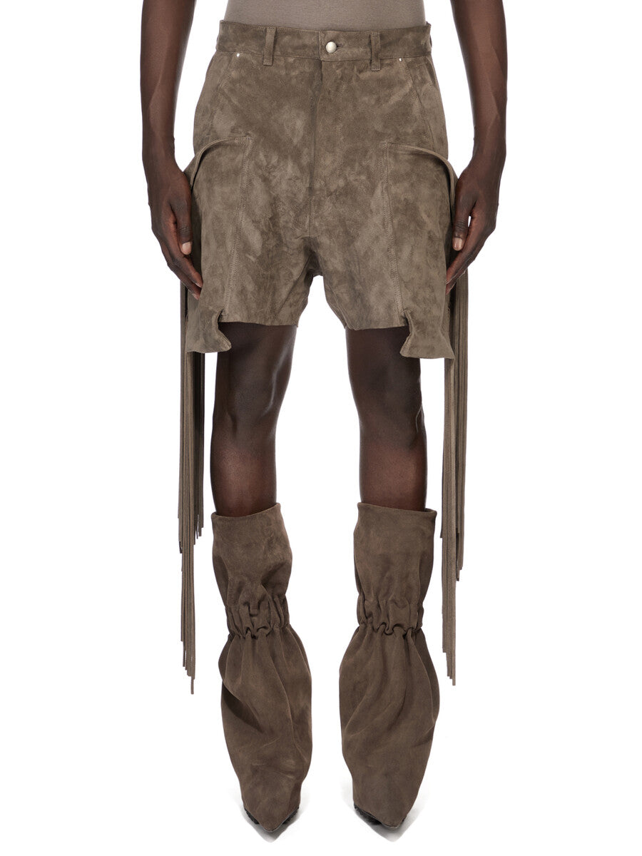 FRINGED SHORTS| RICK OWENS