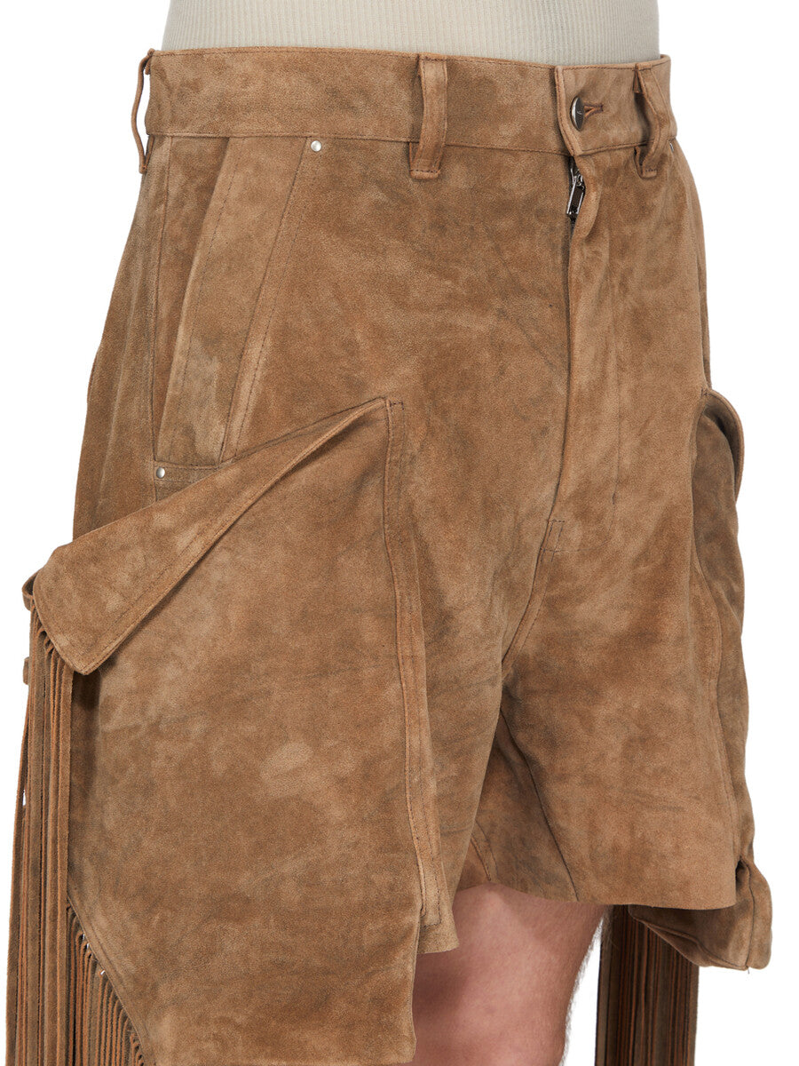 FRINGED SHORTS| RICK OWENS