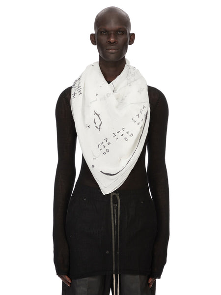 COTTON ASTROLOGY FLAG 140X140| RICK OWENS