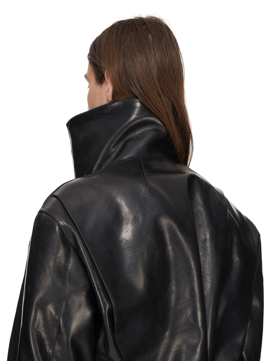 Rick Owens ナスカ ポッズ 46 RICK OWENS | ZIPFRONT NASKA BIKER JACKET