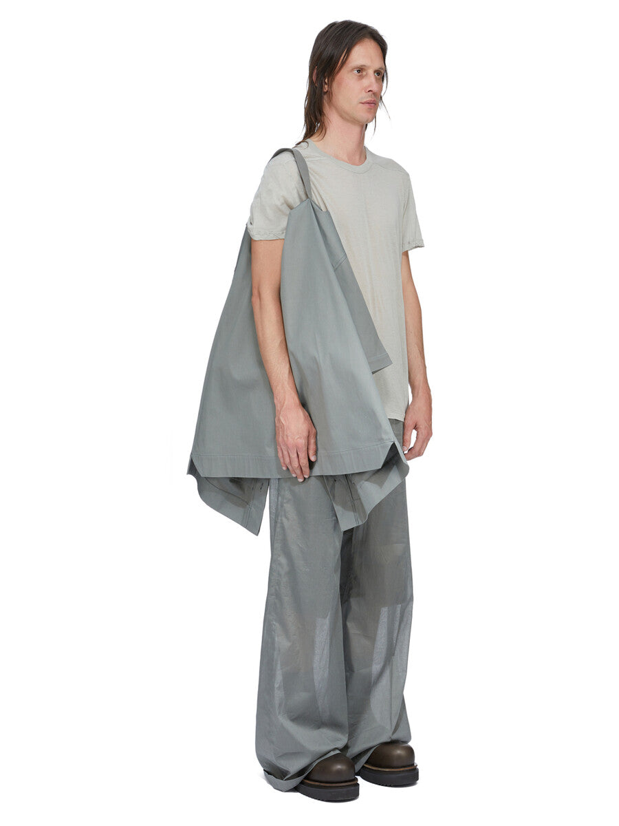 Rick Owens リックオウエンス 22SS FOGASHINE MAGNUM  SHIRT マグナム キュプラ トミー半袖シャツ グレー RU01B1298-J MAGNUM TOMMY SHIRT| RICK OWENS