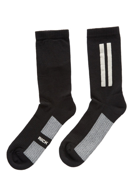Rick Owens ブラック ストール Glitter GLITTER SOCKS| RICK OWENS