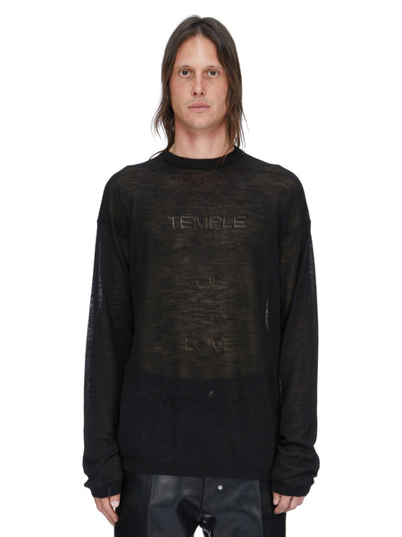 TEMPLE SHEER PULLOVER| RICK OWENS