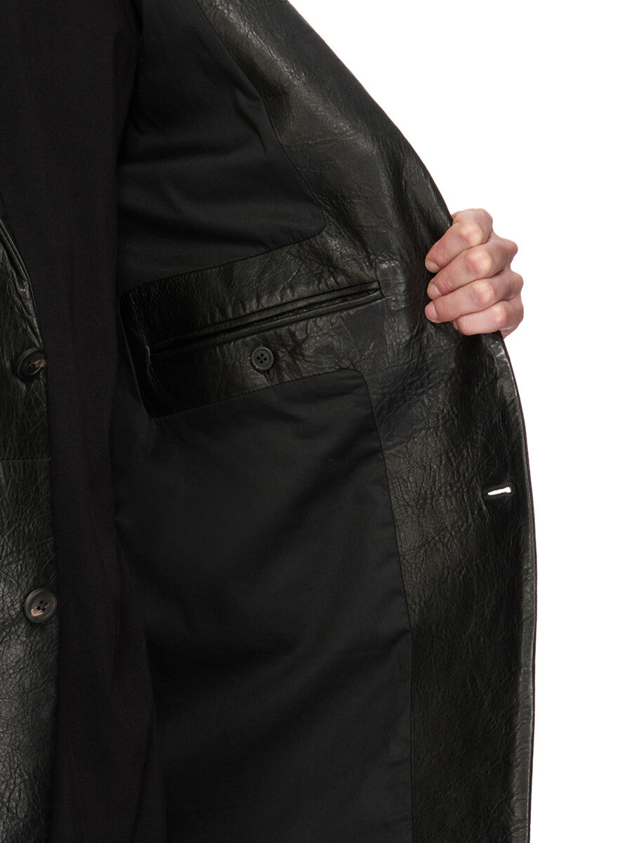 Rick Owens RICK'S JKT レザージャケット Rick Owens のレザージャケットを使用したスタイリング Jacket:Rick