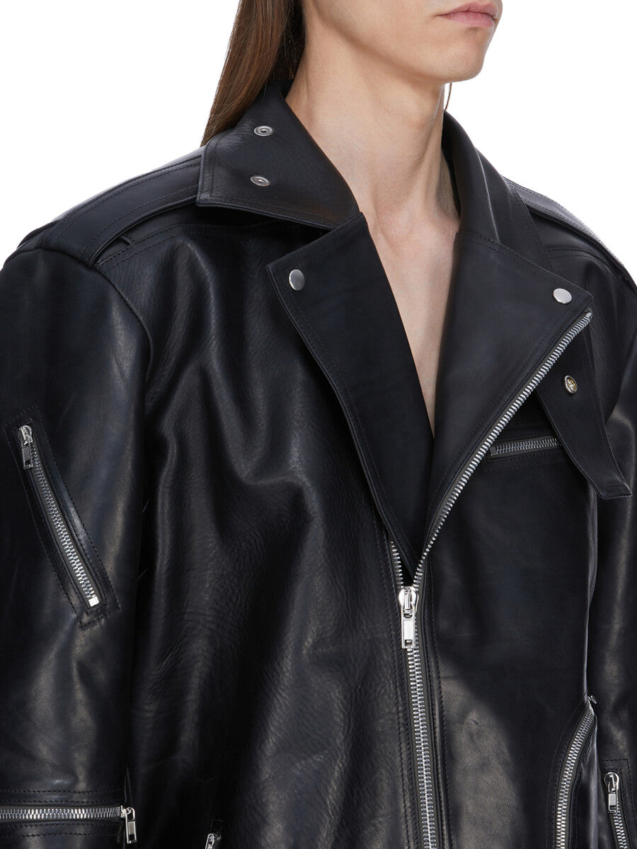 リックオウエンスライダーズジャケット Jumbo bauhaus stooges Rick Owens Jumbo Bauhaus Stooges Jacket | Black | FARFETCH UK