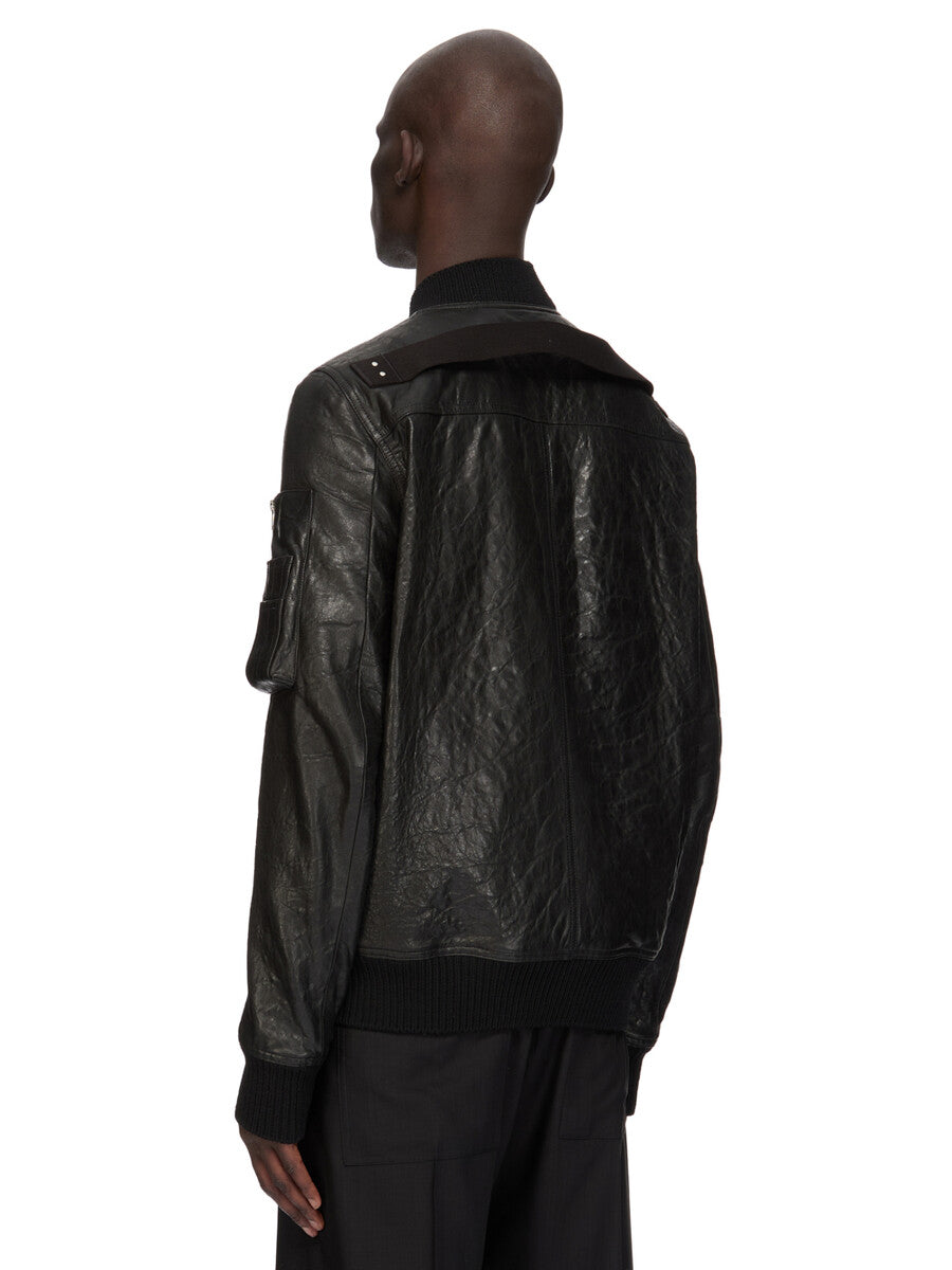 Rick Owens Classic Flight レザージャケット Rick Owens Classic Flight ボンバージャケット | ブラック | FARFETCH JP