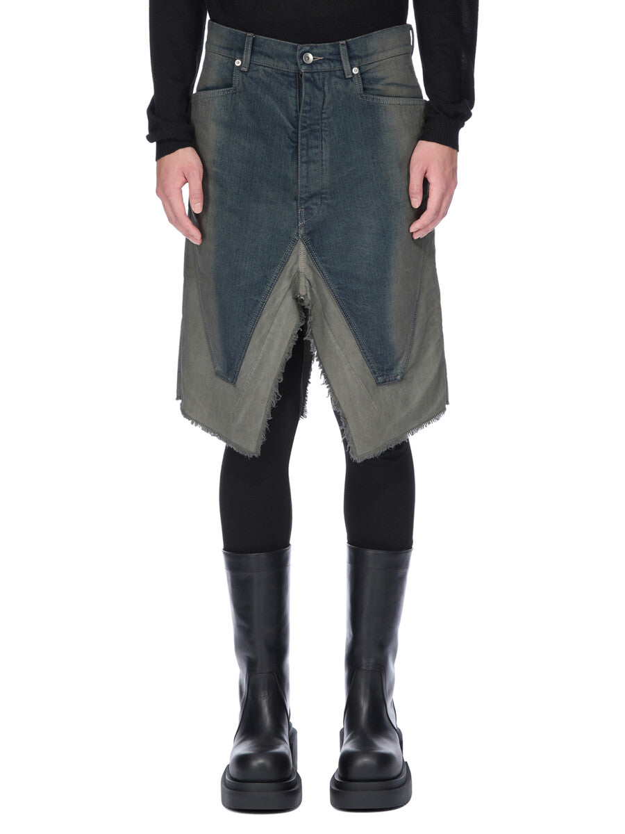 RU02E1345_DKDEG_78D | SLIVERED SKIRT