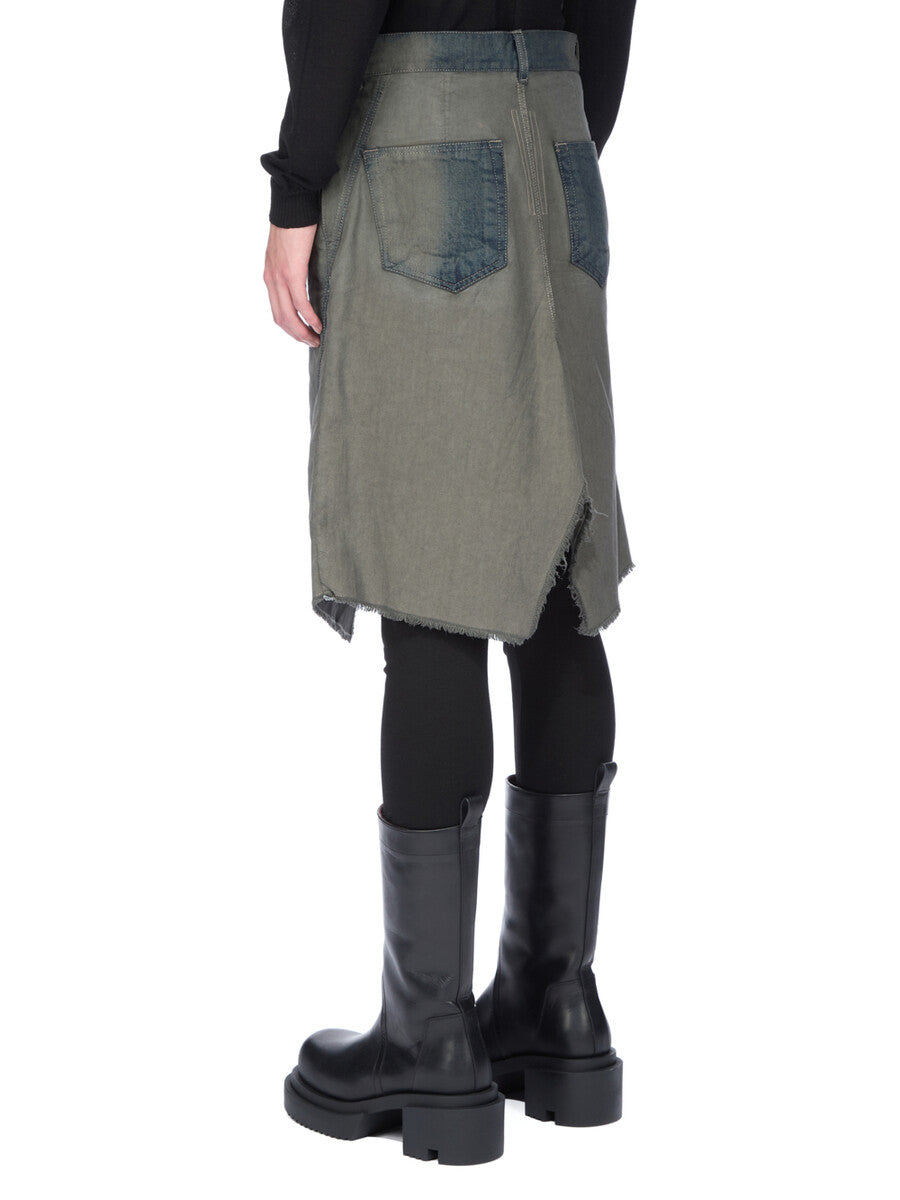 RU02E1345_DKDEG_78D | SLIVERED SKIRT