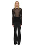 RU02F4636_RIBWSL_09 | SHEER HOODED LS T