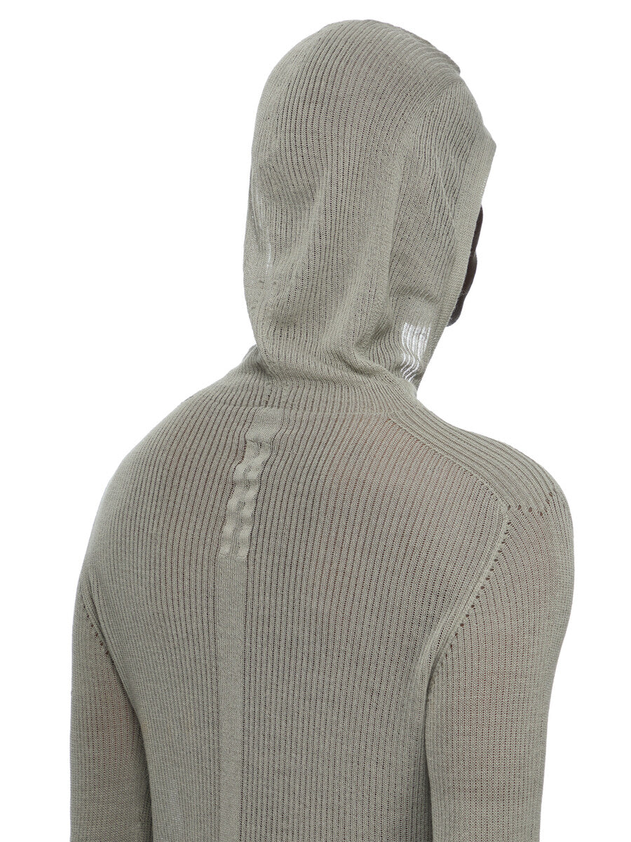 SHEER HOODED LS T| RICK OWENS