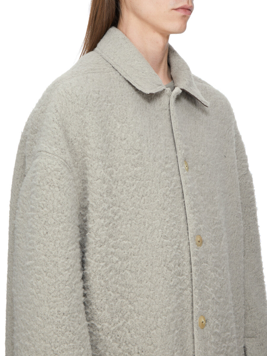 BUTTONED BRAD COAT| RICK OWENS