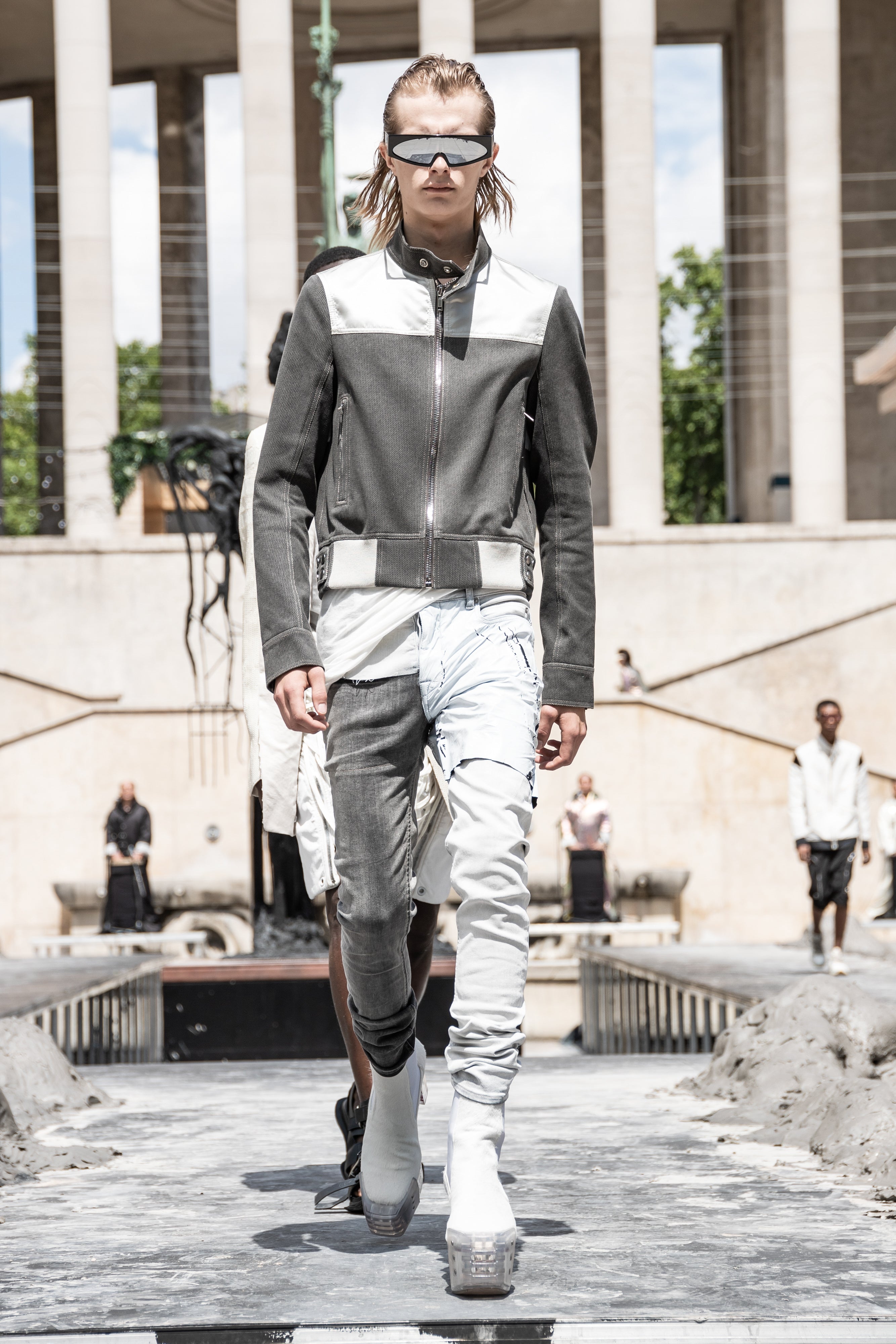 Rick Owens リックオウエンス　20SS TECUATL カーゴ Rick Owens SS20 Megalace Tecuatl Tractor Sneaker Boots Black Size