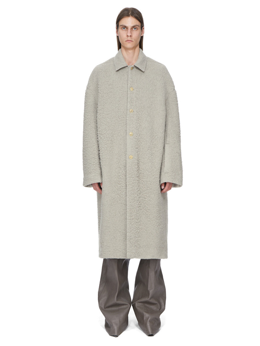 BUTTONED BRAD COAT| RICK OWENS