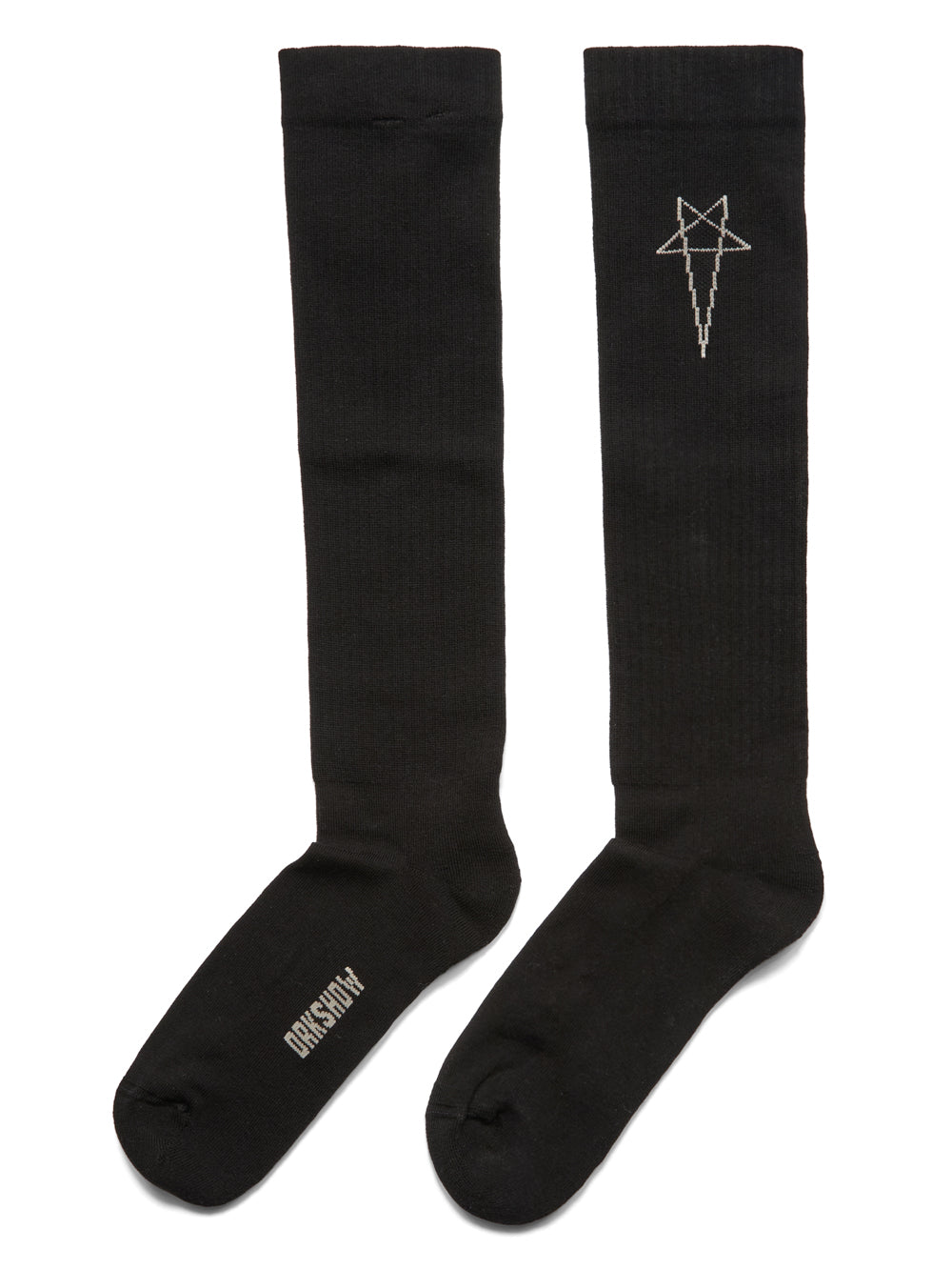 DA02F6468_SOCKC_908 | PENTAGRAM KNEE HIGH SOCKS