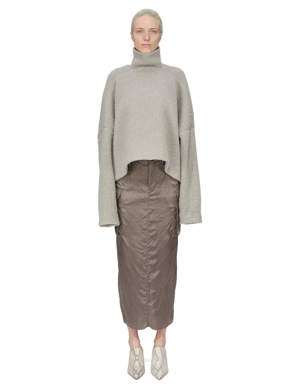 JUMBO TABARD CROPPED TOP| RICK OWENS