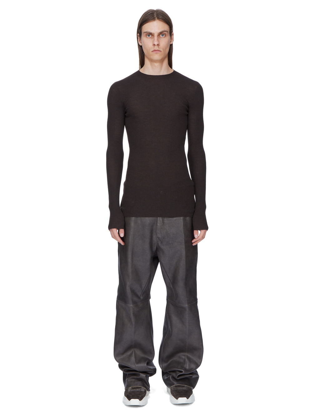 RU02F4637_RIBM_84 | RIBBED ROUND NECK