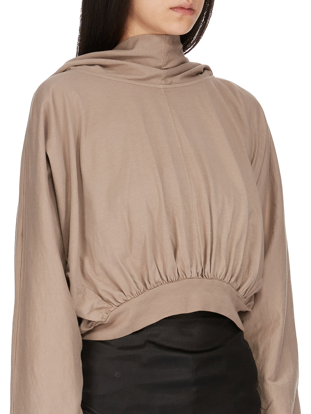 CROPPED HOODED TOP| RICK OWENS