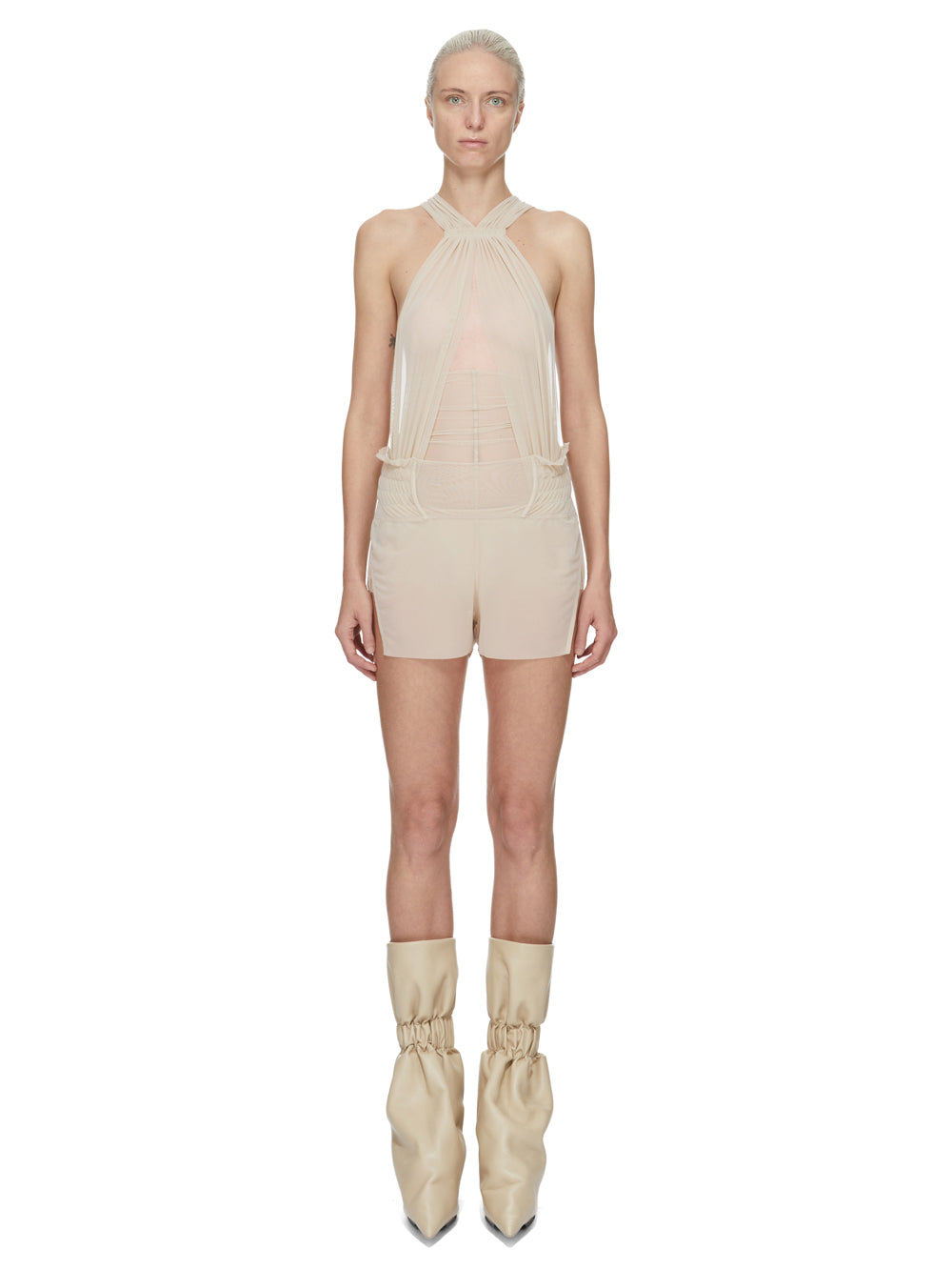 RO01F6395_TUS_138 | HIGH WAISTED STRETCH SHORTS