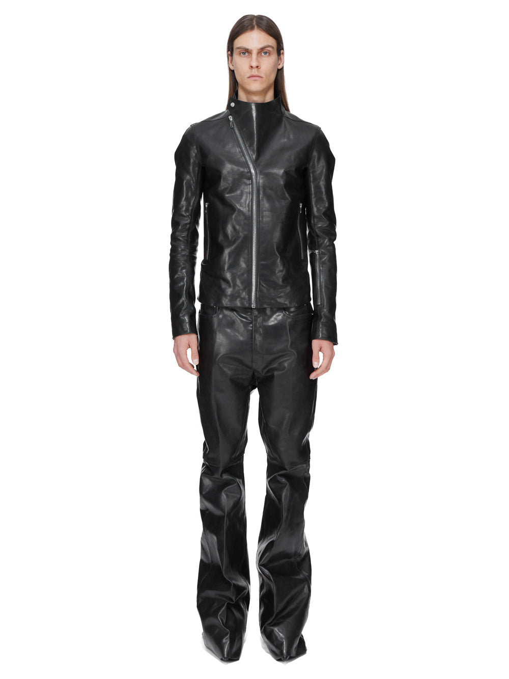 Rick Owens レザーJKT 46 RU15S4771 イタリア製 RELEASE JKT| RICK OWENS
