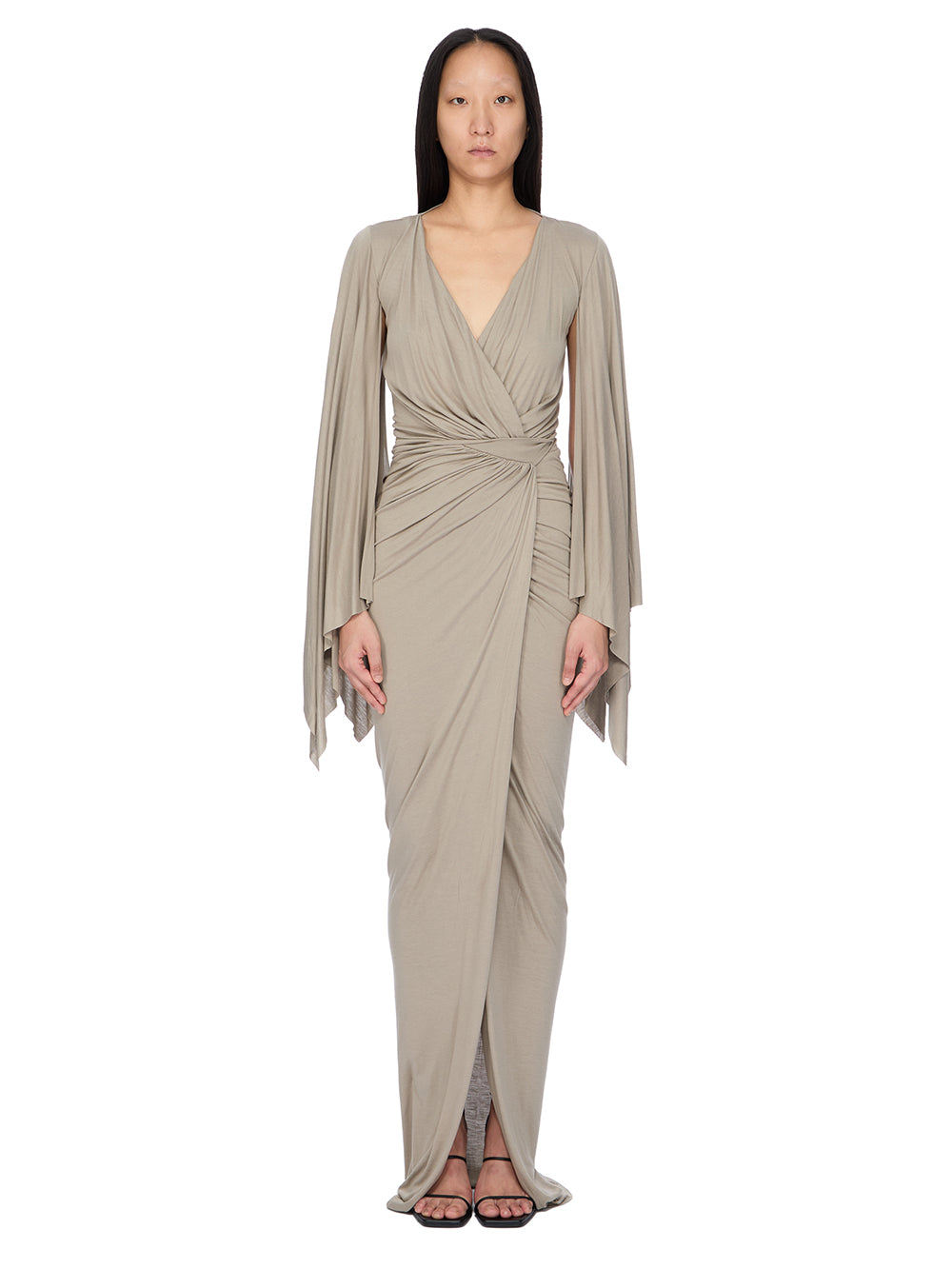 LI02F2582_RV_168 | FLAGSLEEVES GOWN