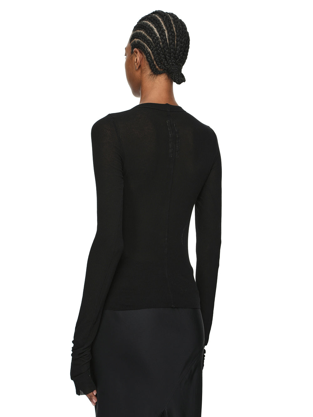 CROPPED RIB LS T| RICK OWENS