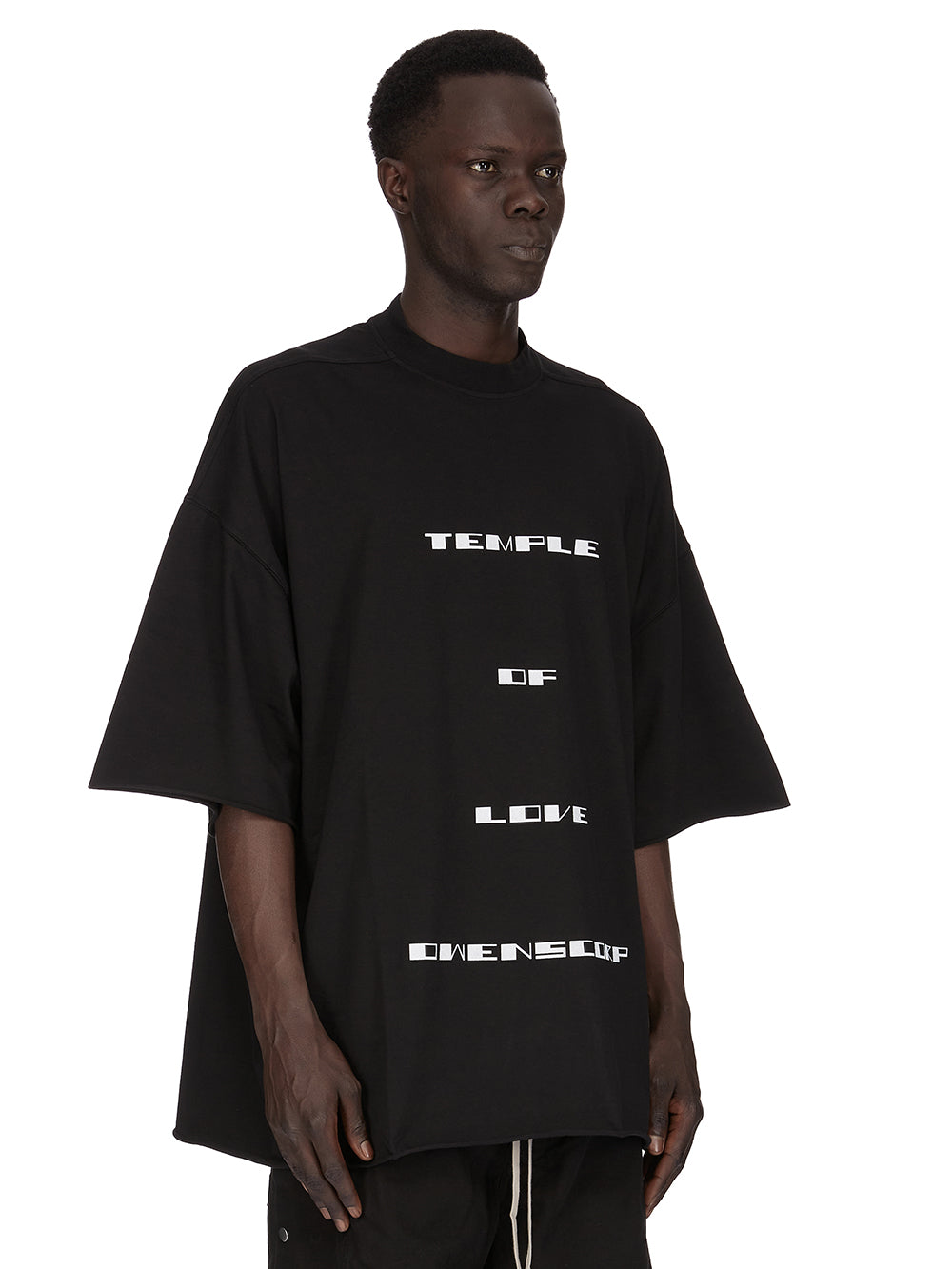 RICK OWENS トミーTEDFU S/S 23 ブラック Tシャツ L TOMMY T| RICK OWENS