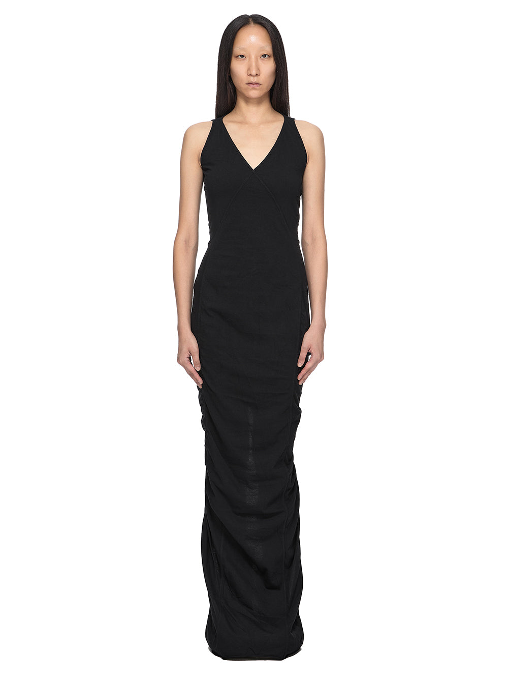 DS02F6518_RN_09 | V NECK COLUMN DRESS