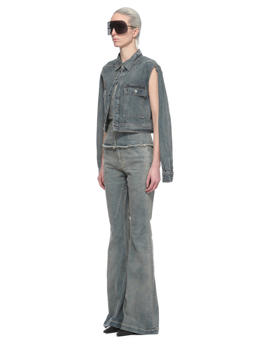 DS02F6702_DMI_56 | CAPE SLEEVE CROPPED OUTERSHIRT