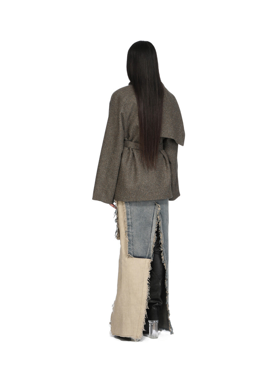 RO02E4393_DW7621_7621 | DENIM SLICED SKIRT