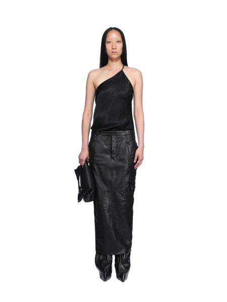 ONE SHOULDER SLIP TOP| RICK OWENS
